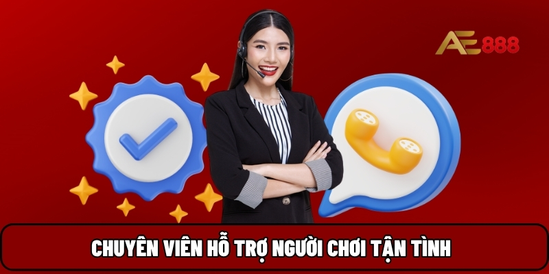 Chuyên viên hỗ trợ người chơi tận tình